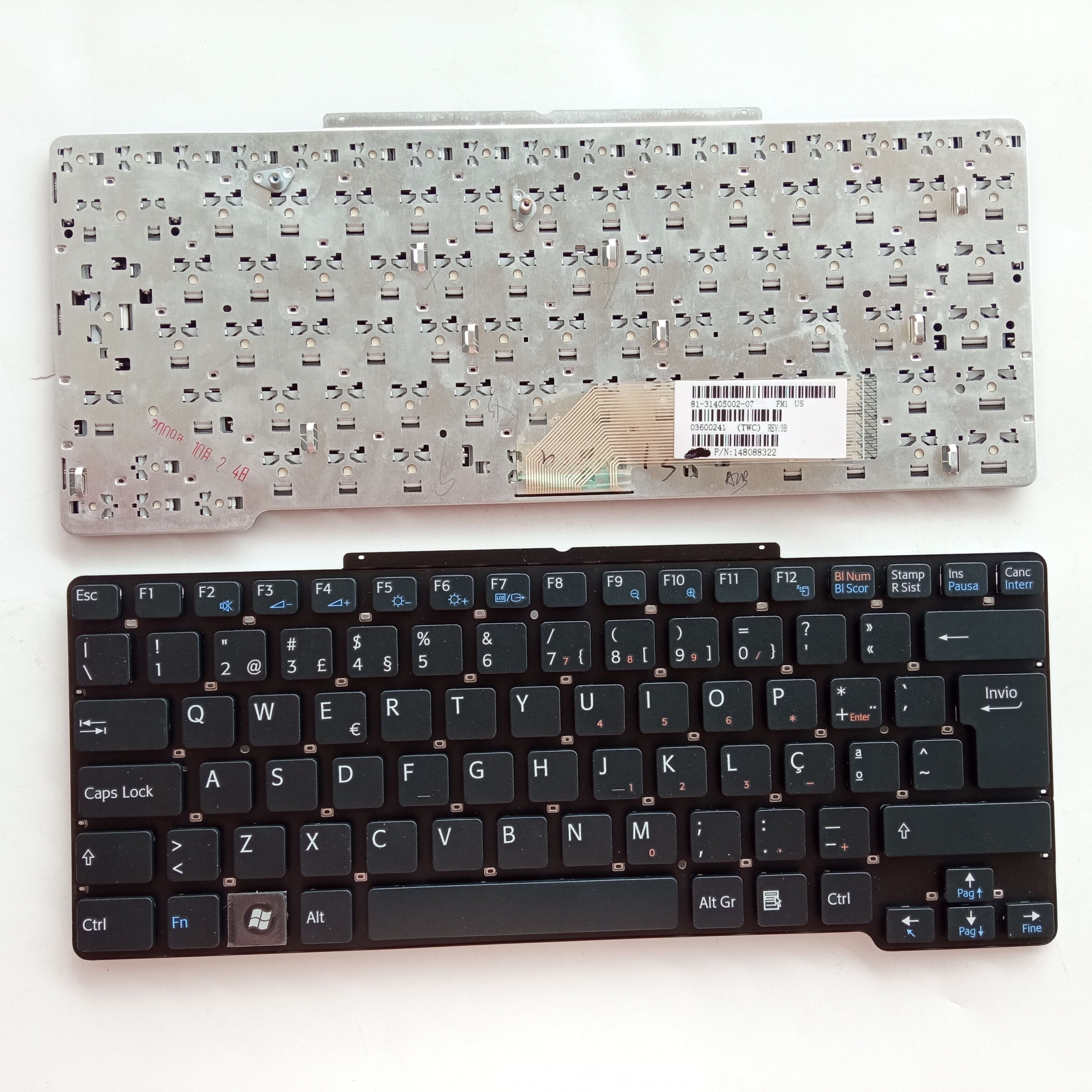 Picture of New Replacement Laptop Keyboard For SONY SR/VGN-SR/SR13/SR33/SR28/SR45 BLACK PO Layout